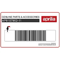 APRILIA Front cowling decal AP8157902-11