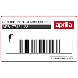 Autocollant carénage arrière queue, côté droit