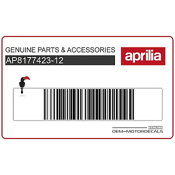 Pegatina para carenado frontal, lado izquierdo