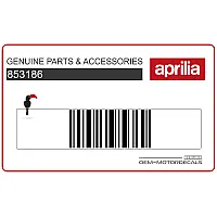 APRILIA Belly pan decal, right side 853186