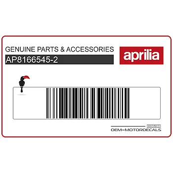 Adesivo pannello laterale, lato sinistro