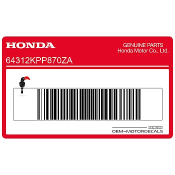 Zijpaneel sticker, rechterkant