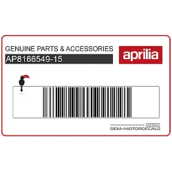 Adesivo posteriore coda carena, lato destro