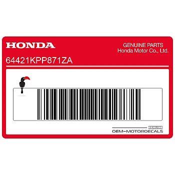 Onderkuip sticker, linkerkant