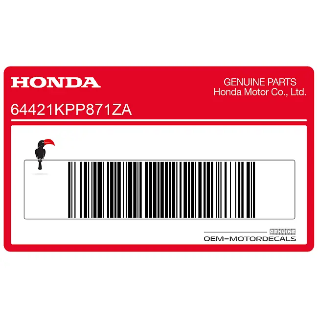 Honda CBR125R Pasek pod owiewką lewy OEM 64421KPP871ZA