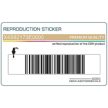 Framecover sticker, linkerkant