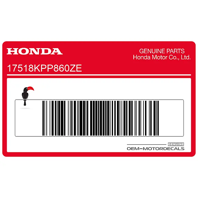 Honda CBR125R Right Fairing Honda Wing Emblem Right Side OEM 17518KPP860ZE