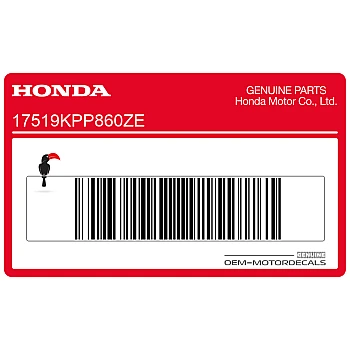 Emblemat Honda Wing lewy owiewka, lewa strona