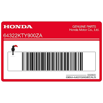Belly pan decal