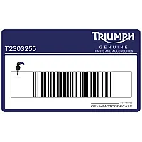 TRIUMPH Adesivo posteriore coda carena, lato sinistro T2303255