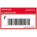 Voorspatbord sticker