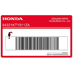 Naklejka na dolną owiewkę, pług, prawa strona