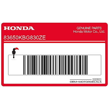 Naklejka na osłonę ramy, prawa strona