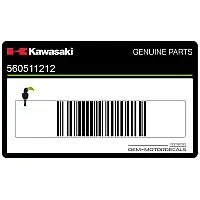 KAWASAKI Autocollant bas de carénage 56051-1212