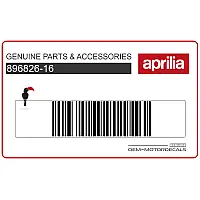 APRILIA Heckverkleidung Aufkleber 896826-16