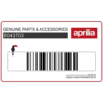 Naklejka na dolną owiewkę, pług, lewa strona