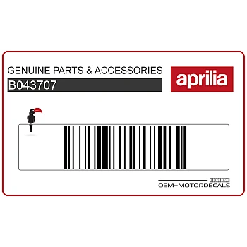 Naklejka na dolną owiewkę, pług, lewa strona