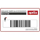Autocollant carénage arrière queue, côté droit