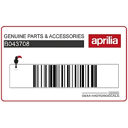 Autocollant carénage arrière queue, côté droit