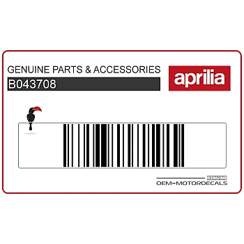 Naklejka na tylną owiewkę / zadupek, prawa strona