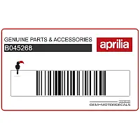 APRILIA Kanzel / Oberteil Verkleidung Aufkleber B045268