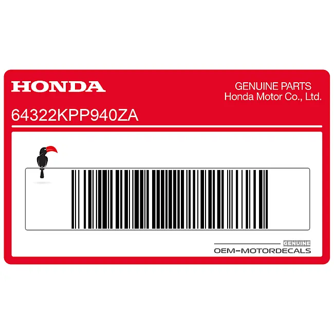 Honda CBR125R Autocollant Repsol Sous-Carénage droit OEM 64322KPP940ZA