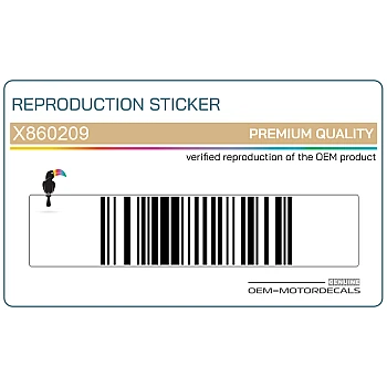 Heckverkleidung Aufkleber, Rechte Seite