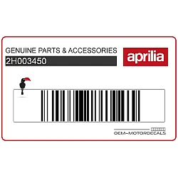 Autocollant carénage arrière queue, côté droit