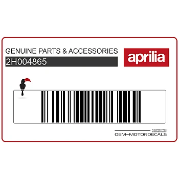 Kanzel / Oberteil Verkleidung Aufkleber, Linke Seite