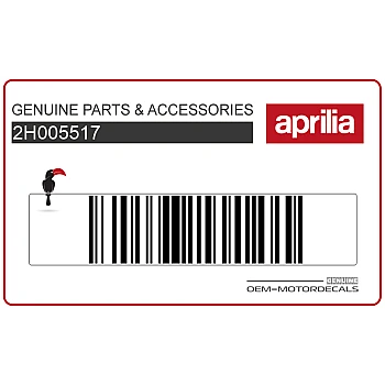 Adesivo carena anteriore superiore, lato sinistro
