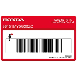 Pegatina tanque, lado derecho