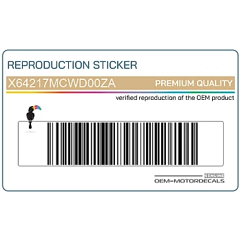 Naklejka na osłonę boczną, prawa strona