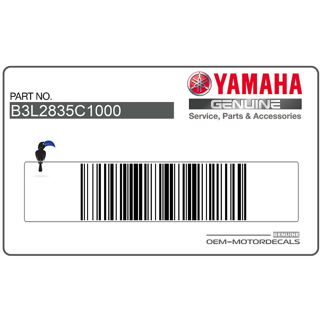 Yamaha YZF-R1 Emblema Carenatura Laterale Destra R1 Destra OEM B3L2835C1000