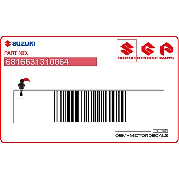 Naklejka na przednią owiewkę (czasza)