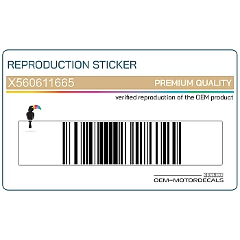 Framecover sticker, linkerkant