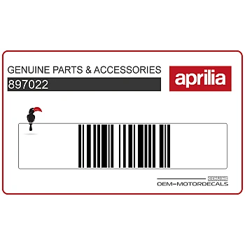 Naklejka na przednią owiewkę (czasza), lewa strona