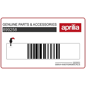 Pegatina para carenado frontal