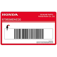 HONDA Vorsicht Etikett 87560-MEN-E30