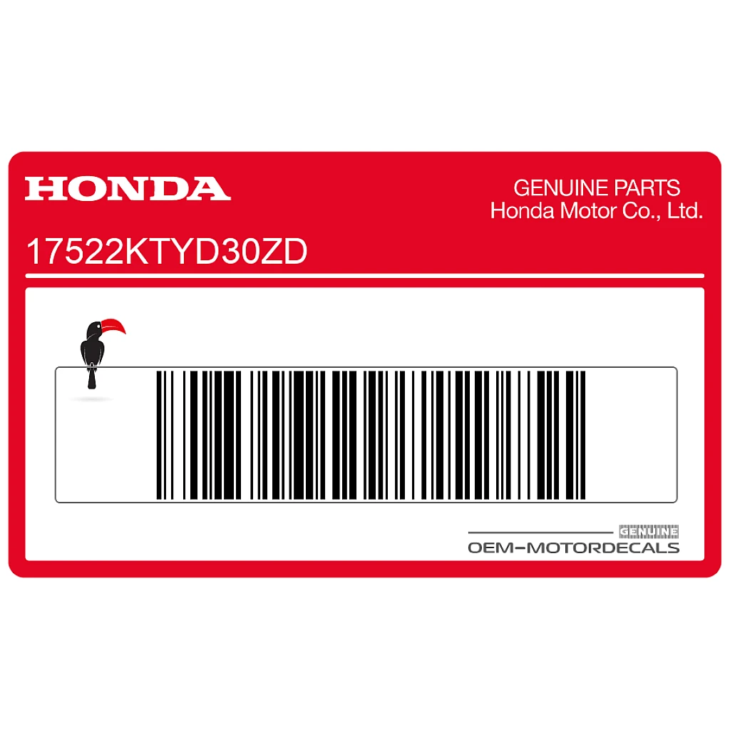 Honda CBR125R Fuel tank stripe right side OEM 17522KTYD30ZD