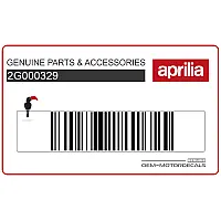 APRILIA Vorsicht Etikett 2G000329