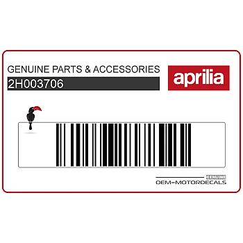 Adesivo serbatoio, lato sinistro