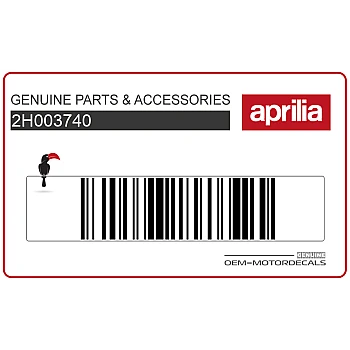 Adesivo pannello laterale, lato sinistro