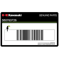 KAWASAKI Pegatina colin, lado izquierdo 56076-3726