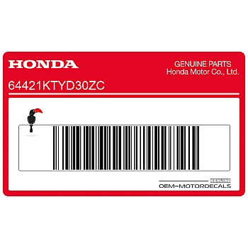 Onderkuip sticker, linkerkant