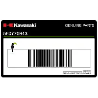 KAWASAKI Pegatina para panel lateral, lado derecho 56077-0943