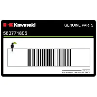 KAWASAKI Zijpaneel sticker, rechterkant 56077-1805