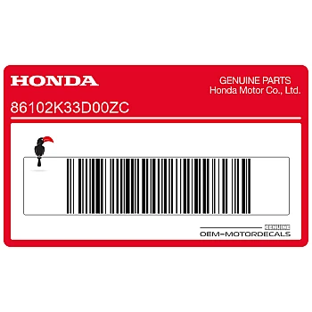 Kontpaneel sticker