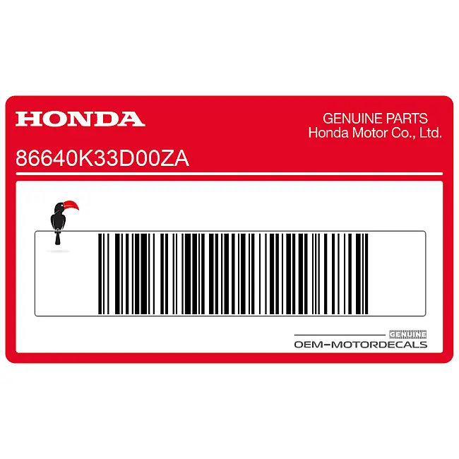 Honda-86640K33D00ZA