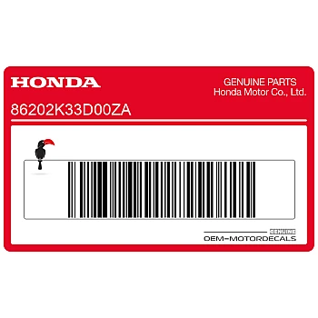 Naklejka na zbiornik, lewa strona