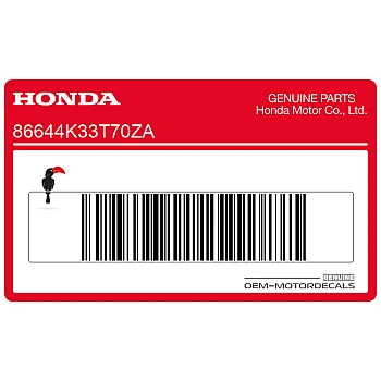 Naklejka na osłonę boczną, lewa strona